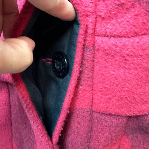 Desigual woolblend Trench Coat sz 38 or Small - Picture 8 of 10